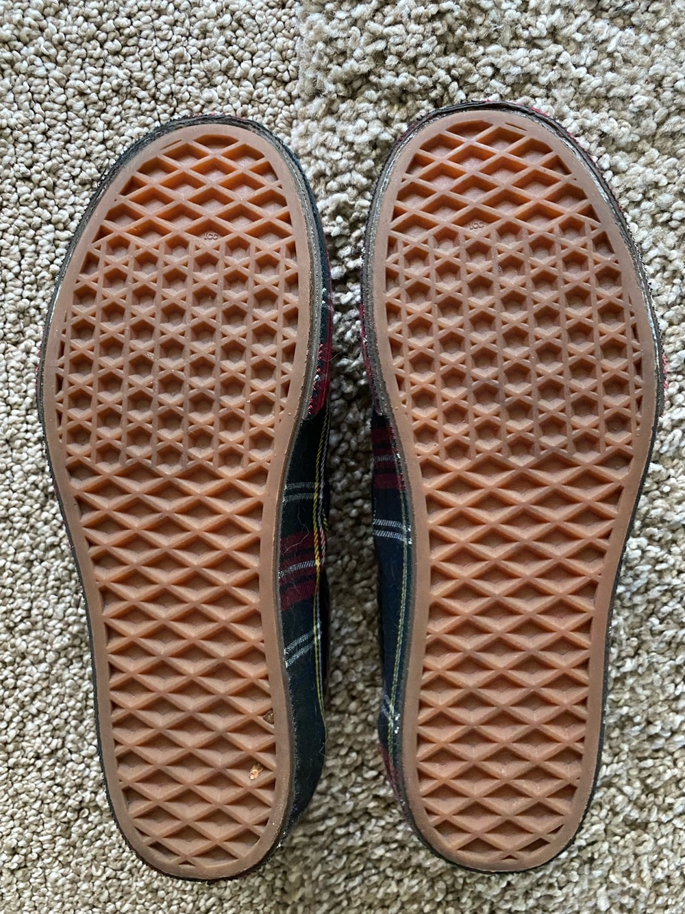 Vans Plaid Platform Slip-On in Red, Black & Yellow - Picture 4 of 7